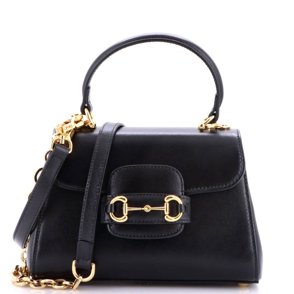 Gucci Horsebit Top Handle Flap Bag #333761G22B